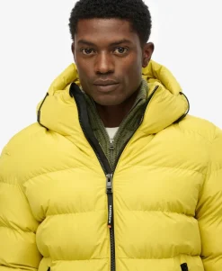 Hooded Sports Puffer Jacket