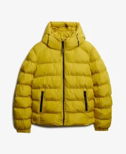 Hooded Sports Puffer Jacket