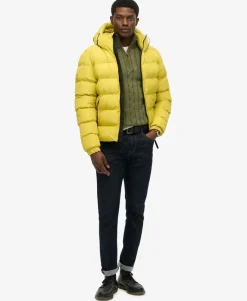 Hooded Sports Puffer Jacket