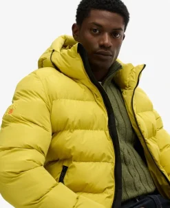 Hooded Sports Puffer Jacket