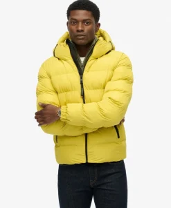Hooded Sports Puffer Jacket