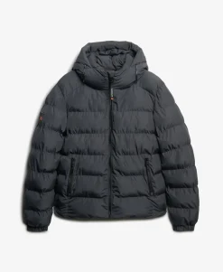 Hooded Sports Puffer Jacket