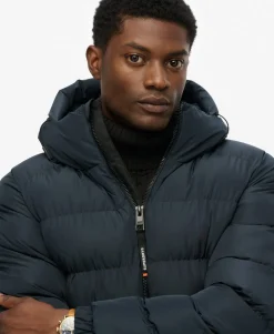 Hooded Sports Puffer Jacket