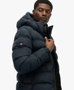 Hooded Sports Puffer Jacket