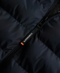 Hooded Sports Puffer Jacket