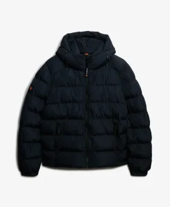 Hooded Sports Puffer Jacket