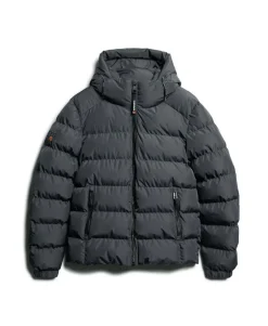 Hooded Sports Puffer Jacket