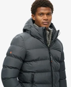 Hooded Sports Puffer Jacket