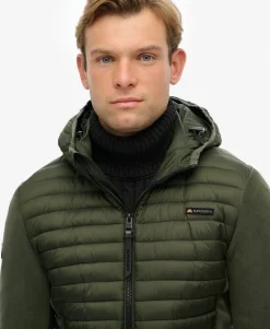 Hooded Storm Fleece Hybrid Jacket