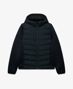 Hooded Storm Knit Hybrid Jacket
