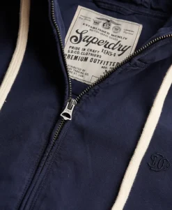Hooded Washed Twill Jacket
