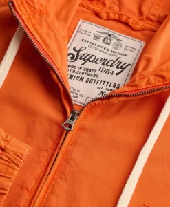 Hooded Washed Twill Jacket