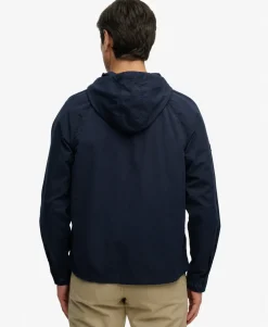 Hooded Washed Twill Jacket