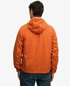 Hooded Washed Twill Jacket