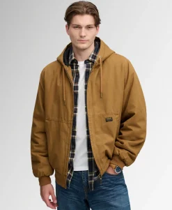 Hooded Workwear Bomber Jacket