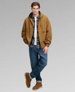 Hooded Workwear Bomber Jacket