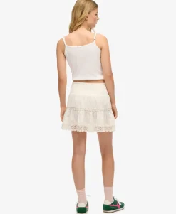 Ibiza Lace Mix Mini Skirt