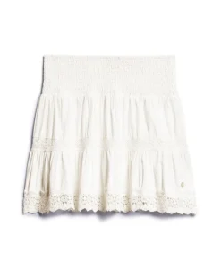 Ibiza Lace Mix Mini Skirt