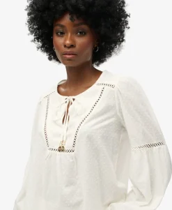 Ibiza Long Sleeve Beach Blouse