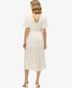 Ibiza Short Sleeve Midi Tea Dress