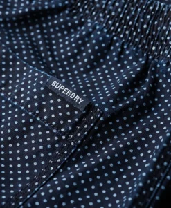 Indigo Bermuda Dot Shorts