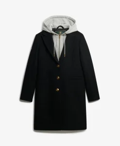 2 In 1 Wool Blend Coat