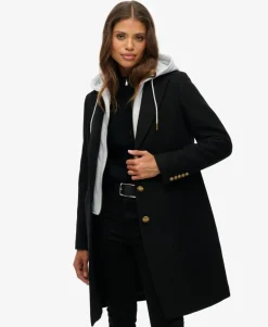 2 In 1 Wool Blend Coat