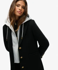2 In 1 Wool Blend Coat