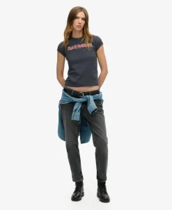 Iron Maiden x Superdry Cap Sleeve Band T-Shirt