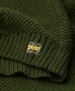 Jacob Cable Knit Half Zip Jumper