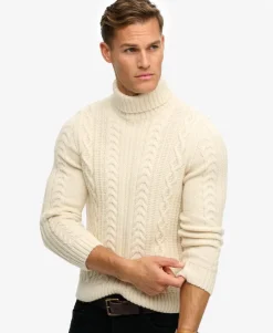 Jacob Cable Roll Neck Jumper