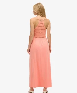 Jersey Lace Maxi Dress