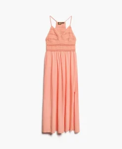 Jersey Lace Maxi Dress