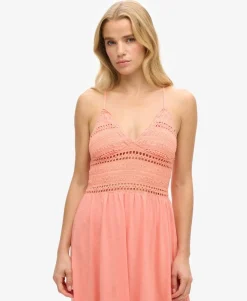 Jersey Lace Maxi Dress