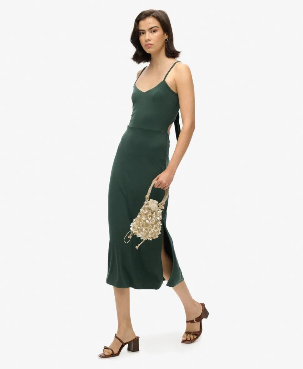 Jersey Open Back Dress