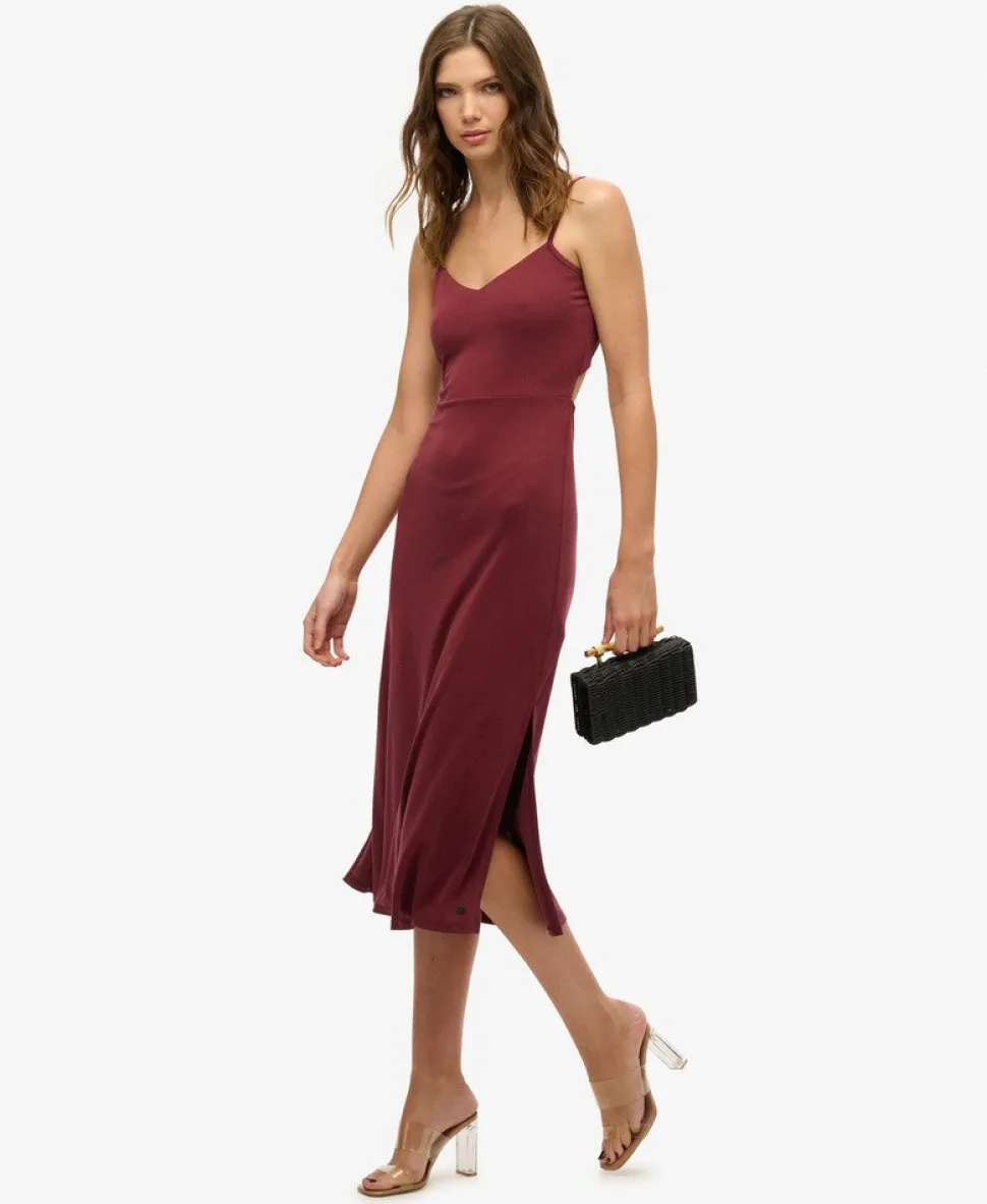 Jersey Open Back Dress