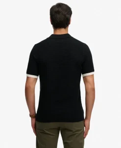 Johnny Collar Knitted Polo Shirt