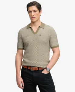 Johnny Collar Knitted Polo Shirt