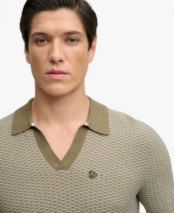 Johnny Collar Knitted Polo Shirt