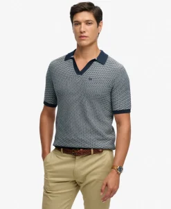 Johnny Collar Knitted Polo Shirt