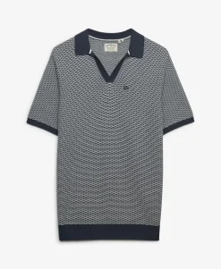 Johnny Collar Knitted Polo Shirt