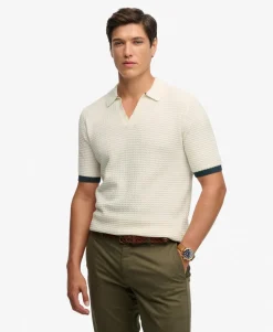 Johnny Collar Knitted Polo Shirt