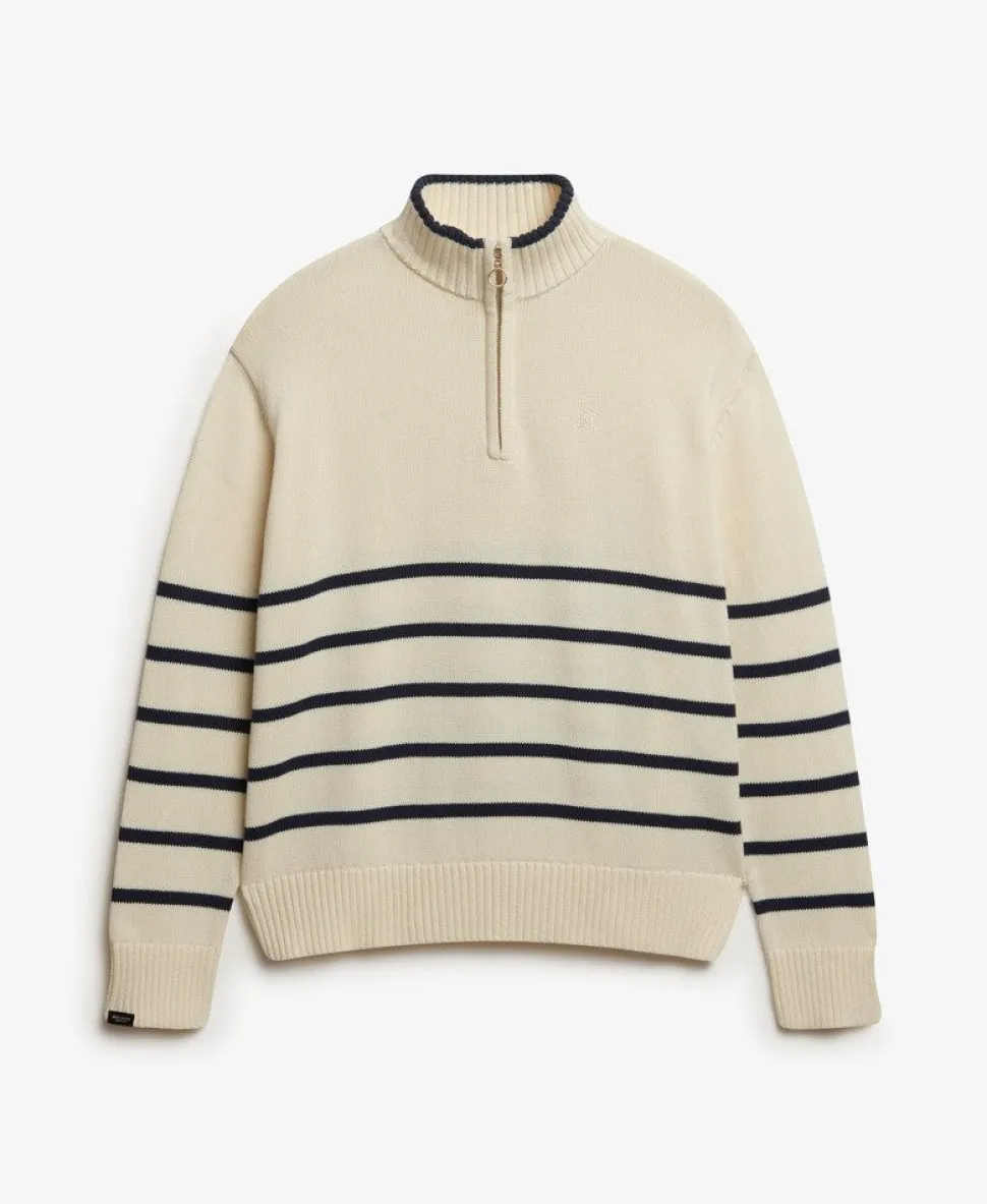 Knitted Half Zip Jumper