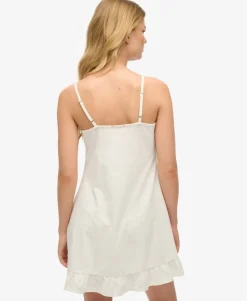 Lace Button Through Cami Dress