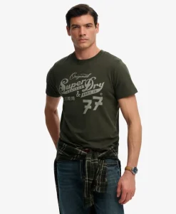Leather & Boot Co Script T-Shirt