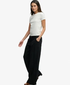 Linen Low Rise Pants