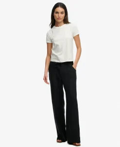 Linen Low Rise Pants
