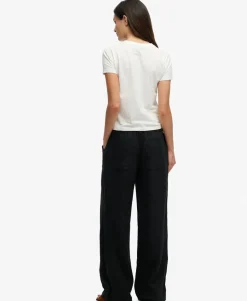 Linen Low Rise Pants