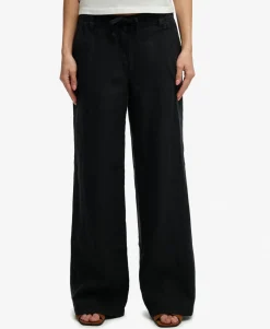 Linen Low Rise Pants