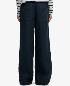 Linen Low Rise Pants